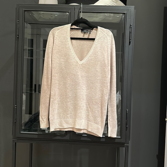 Theory oatmeal cashmere sweater. Size P - Picture 1 of 4